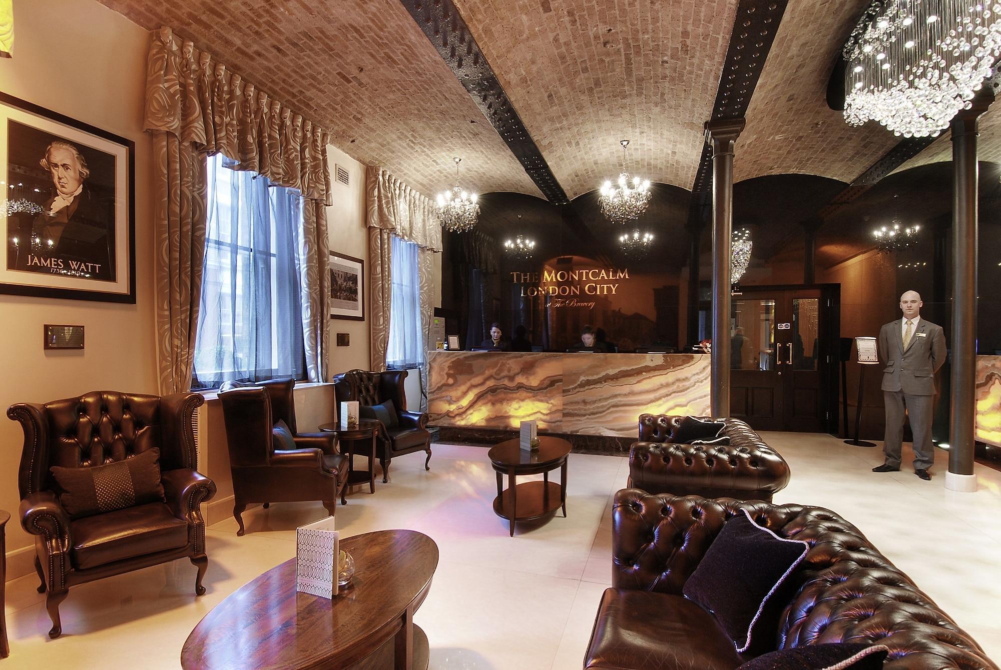 Montcalm Brewery, London City Екстер'єр фото The hotel's lobby